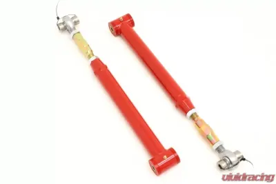 BMR Suspension Lower Control Arms Polyurethane Rod End Combo DOM On-car Adjustable Red Chevrolet Camaro | Pontiac Firebird 1982-2002 - TCA004R