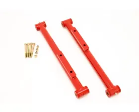 BMR Suspension Lower Control Arms Polyurethane Bushings DOM Non-adjustable Extended Length Red Chevrolet Impala SS | Caprice 1991-1996