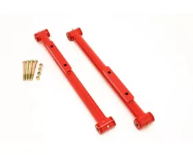 BMR Suspension Lower Control Arms Polyurethane Bushings DOM Non-adjustable Standard Length Red Chevrolet Impala SS | Caprice 1991-1996
