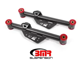 BMR Suspension Lower Control Arms Polyurethane Bushings DOM Non-adjustable Black Ford Mustang 1999-2004
