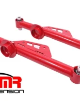 BMR Suspension Lower Control Arms Spherical Bearings DOM Non-adjustable Red Ford Mustang 1979-1998                                     - TCA016R - Image 5