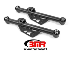 BMR Suspension Lower Control Arms Spherical Bearings DOM Non-adjustable Black Ford Mustang 1999-2004
