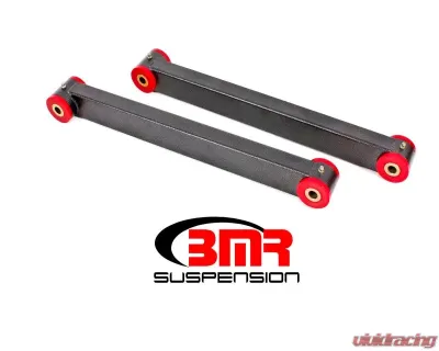 BMR Suspension Lower Control Arms Poly Bushings Non-adjustable Boxed Black Ford Mustang 2005-2014 - TCA019H