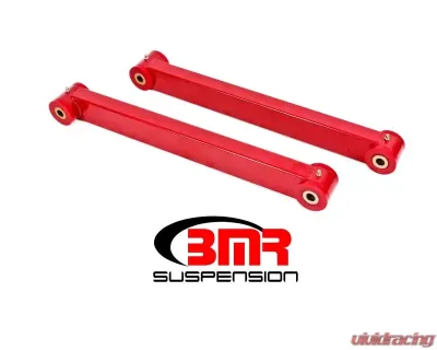 BMR Suspension Lower Control Arms Poly Bushings  Non-adjustable Boxed Red Ford Mustang 2005-2014 - TCA019R
