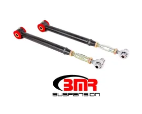 BMR Suspension Lower Control Arms Polyurethane Rod End Combo DOM On-car Adjustable Black Ford Mustang 2005-2014
