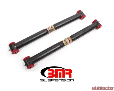 BMR Suspension Lower Control Arms Polyurethane Bushings DOM On-car Adjustable Black Chevrolet Trailblazer SS | SSR 03-09 - TCA023H