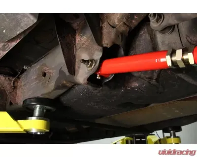 BMR Suspension Lower Control Arms Polyurethane Bushings DOM On-car Adjustable Red Chevrolet Trailblazer SS | SSR 03-09 - TCA023R