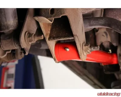 BMR Suspension Lower Control Arms Polyurethane Bushings DOM Non-adjustable Red Chevrolet Trailblazer SS | SSR 03-09 - TCA024R