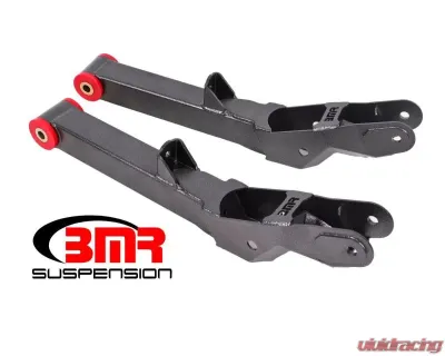 BMR Suspension Rear Lower Control Arms Poly Bushings Non-adjustable Black Chevrolet SS | Camaro | Pontiac G8 2008-2017 - TCA028H