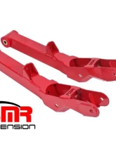 BMR Suspension Rear Lower Control Arms Poly Bushings Non-adjustable Red Chevrolet SS | Camaro | Pontiac G8 2008-2017                                     - TCA028R - Image 2