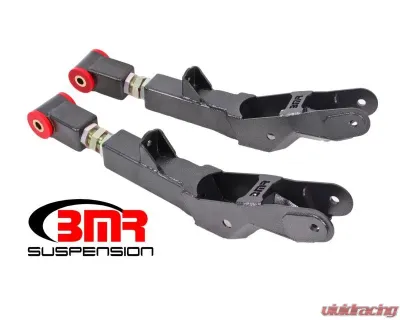 BMR Suspension Rear Lower Control Arms Polyurethane Bushings Adjustable Black Chevrolet SS | Camaro | Pontiac G8 2008-2017 - TCA029H