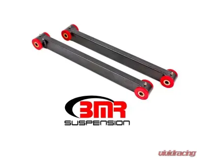 BMR Suspension Lower Control Arms Poly Bushings Non-adjustable Boxed Black Ford Mustang 2005-2014 - TCA032H