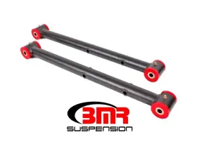 BMR Suspension Lower Control Arms Poly Bushings DOM Non-adjustable Black Buick Grand Sport | Chevrolet Malibu | Oldsmobile 442 | Pontiac GTO 1964-1972