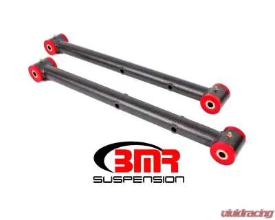 BMR Suspension Lower Control Arms Poly Bushings DOM Non-adjustable Black Buick Grand Sport | Chevrolet Malibu | Oldsmobile 442 | Pontiac GTO 1964-1972 - TCA034H