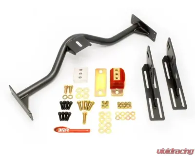 BMR Suspension Transmission Conversion Crossmember Black T56, TH400 Chevrolet Camaro | Pontiac Firebird 1967-1969 - TCC005H