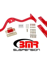 BMR Suspension Transmission Conversion Crossmember Red T56, TH400 Chevrolet Camaro | Pontiac Firebird 1967-1969                                     - TCC005R - Image 3