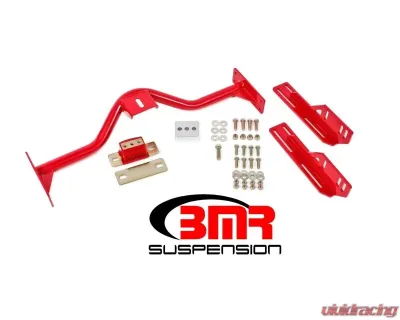 BMR Suspension Transmission Conversion Crossmember Red T56, TH400 Chevrolet Camaro | Pontiac Firebird 1967-1969 - TCC005R