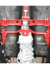 BMR Suspension Transmission Conversion Crossmember Red T56, TH400 Chevrolet Camaro | Pontiac Firebird 1967-1969                                     - TCC005R - Image 3