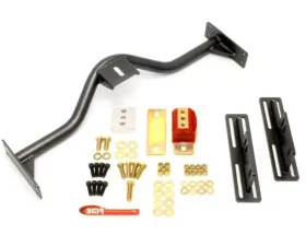 BMR Suspension Transmission Conversion Crossmember Black TH350, PG, 700R4, 4L60E Chevrolet Camaro | Pontiac Firebird 1967-1969
