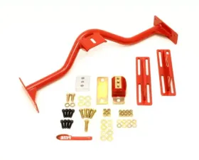 BMR Suspension Transmission Conversion Crossmember Red TH350, PG, 700R4, 4L60E Chevrolet Camaro | Pontiac Firebird 1967-1969