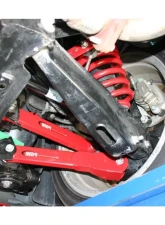 BMR Suspension Toe Rods Rear Polyurethane Bushings Non-adjustable Red Chevrolet Camaro 2010-2015 | SS 14-17 | Pontiac G8 2008-2009                                     - TR002R - Image 2