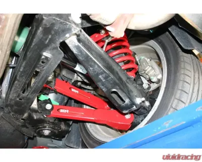 BMR Suspension Toe Rods Rear Polyurethane Bushings Non-adjustable Red Chevrolet Camaro 2010-2015 | SS 14-17 | Pontiac G8 2008-2009 - TR002R