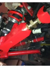 BMR Suspension Toe Rods Rear Polyurethane Bushings Adjustable Red Chevrolet Camaro 2010-2015 | SS 14-17 | Pontiac G8 2008-2009                                     - TR003R - Image 3