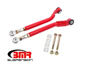 BMR Suspension Toe Rods Rear Delrin/Rod End Combo On-car Adjustable Red Dodge Challenger  2008-2019