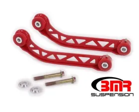 BMR Suspension Upper Control Arms Poly Bushings Non-adjustable Red Dodge Challenger 2008-2021