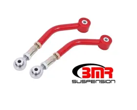 BMR Suspension Upper Control Arms Rod Ends On-car Adjustable Red Dodge Challenger 2008-2021