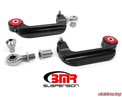 BMR Suspension Billet Aluminum Adjustable Camber Links - Poly/Rod Ends Ford Mustang 2015-2022 - UCA762