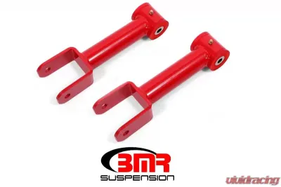 BMR Suspension Upper Control Arms Polyurethane Bushings DOM Non-adjustable Red Ford Mustang 1979-2004 - UTCA012R