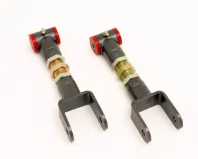 BMR Suspension Upper Control Arms Polyurethane Bushings DOM On-car Adjustable Black Ford Mustang 1979-2004