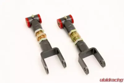 BMR Suspension Upper Control Arms Polyurethane Bushings DOM On-car Adjustable Black Ford Mustang 1979-2004 - UTCA014H
