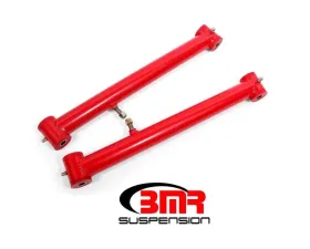BMR Suspension Upper Control Arms  Non-adjustable DOM Polyurethane Bushings Red Chevrolet Trailblazer SS | SSR 2003-2009