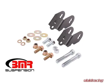 BMR Suspension Rear Camber Adjustment Lockout Kit (Black) Ford Mustang 2015-2022 - WAK761H