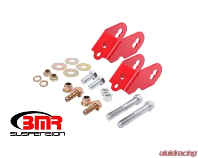 BMR Suspension Rear Camber Adjustment Lockout Kit (Red) Ford Mustang 2015-2022 - WAK761R