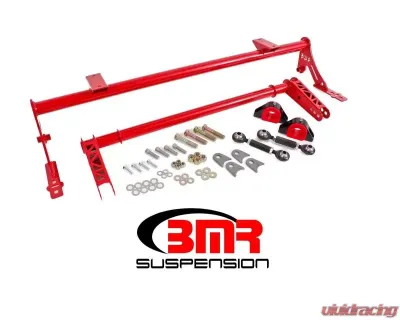 BMR Suspension Xtreme Anti-Roll Bar Kit Rear Hollow 35mm Red Ford Mustang 2005-2014 - XSB005R