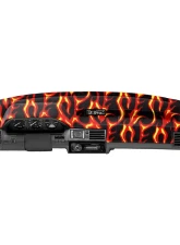 Cover King Custom Tailored Velour Dashboard Cover Fire Design Pontiac G6 2005-2009                                     - CDCA25PN7190 - Image 2