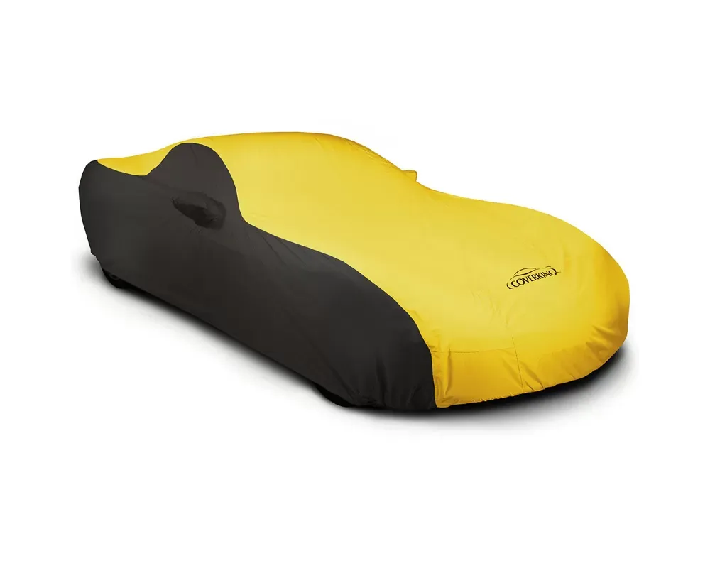 Coverking CVC3SP293 Stormproof 2-Tone Black Sides Yellow Center Custom Car Cover Subaru WRX 2015-2021 - CVC3SP293SU9460