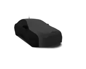 Coverking CVC3SS278 Satin Stretch 2-Tone Black Sides Dark Grey Center Custom Car Cover Acura RLX 18-20