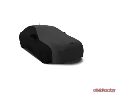 Coverking CVC3SS278 Satin Stretch 2-Tone Black Sides Dark Grey Center Custom Car Cover Acura RLX 18-20 - CVC3SS278AC9380