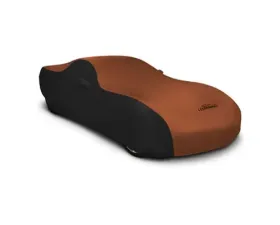 Coverking CVC3SS285 Satin Stretch 2-Tone Black Sides Inferno Orange Center Custom Car Cover Porsche 991 Carrera 16-19
