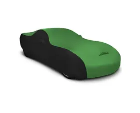Coverking CVC3SS286 Satin Stretch 2-Tone Black Sides Synergy Green Center Custom Car Cover Porsche 991 Carrera 16-19