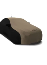 Coverking CVC3SS287 Satin Stretch 2-Tone Black Sides Sahara Tan Center Custom Car Cover Porsche 991 Carrera 16-19                                     - CVC3SS287PR9339 - Image 6