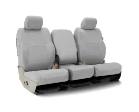 Coverking Custom Seat Covers 1 Row Ballistic Light Gray Rear Ford F-150 2019-2022