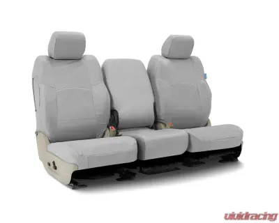 Coverking Custom Seat Covers 1 Row Ballistic Light Gray Front Ford E-150 | E-250 | E-350 1992-2008 - CSC1E2FD7118