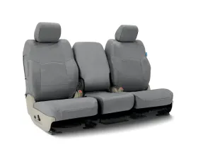 Coverking Custom Seat Covers 1 Row Ballistic Charcoal Front Ford E-150| E-250 | F-350 2013-2019