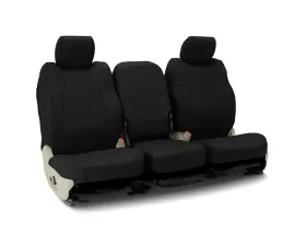 Coverking Custom Seat Covers 1 Row Genuine Leather Black Front Chevrolet Silverado 1500 2019-2021