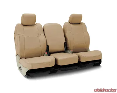 Coverking Custom Seat Covers 1 Row Genuine Leather Beige Front Acura MDX 2007-2010 - CSC1L5AC8045